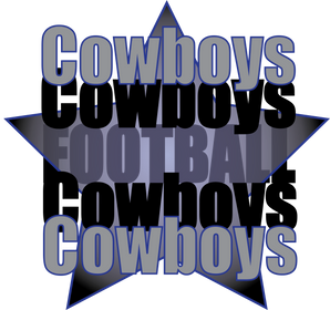 Cowboys short sleeve t-shirt with Star