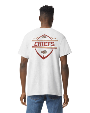 Chiefs short sleeve t-shirt with front crest and full back design