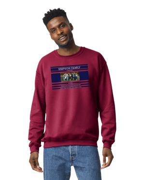 long sleeve custom sweat shirt with photograph